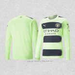 Camiseta Tercera Manchester City 22-23 Manga Larga