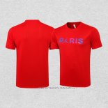 Camiseta de Entrenamiento Paris Saint-Germain Jordan 21-22 Rojo