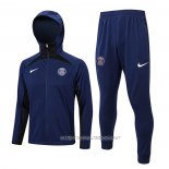 Chandal con Capucha del Paris Saint-Germain 22-23 Azul