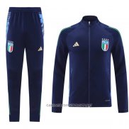 Chandal de Chaqueta del Italia 24-25 Azul