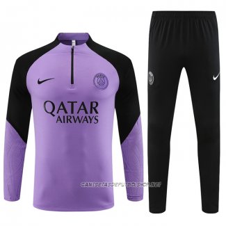 Chandal de Sudadera del Paris Saint-Germain 23-24 Purpura