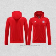 Chaqueta con Capucha del Bayern Munich 22-23 Rojo