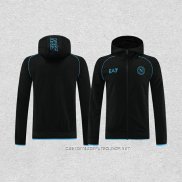 Chaqueta con Capucha del Napoli 23-24 Negro