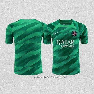 Camiseta Paris Saint-Germain Portero 23-24 Verde