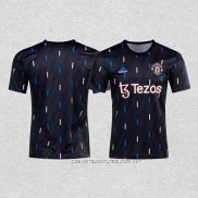 Camiseta Pre Partido del Manchester United 2022 Negro