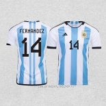 Camiseta Primera Argentina Jugador Fernandez 2022