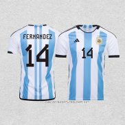 Camiseta Primera Argentina Jugador Fernandez 2022