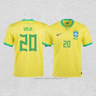 Camiseta Primera Brasil Jugador Vini Jr. 2022