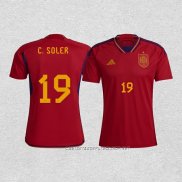 Camiseta Primera Espana Jugador C.Soler 2022