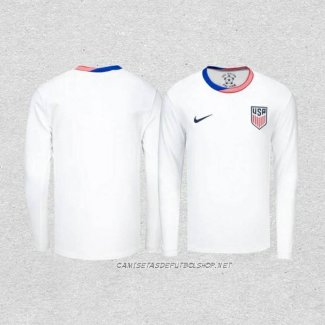 Camiseta Primera Estados Unidos 2024 Manga Larga