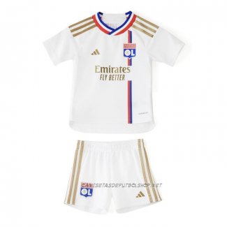 Camiseta Primera Lyon 23-24 Nino