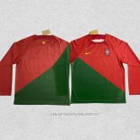 Camiseta Primera Portugal 2022 Manga Larga