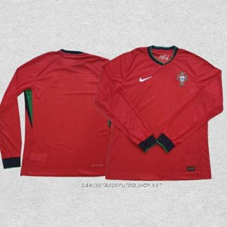 Camiseta Primera Portugal 2024 Manga Larga