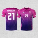 Camiseta Segunda Alemania Jugador Gundogan 2024