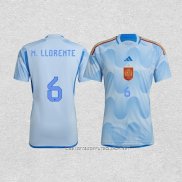 Camiseta Segunda Espana Jugador M.Llorente 2022