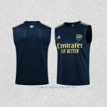 Camiseta de Entrenamiento Arsenal 21-22 Sin Mangas Azul