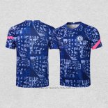 Camiseta de Entrenamiento Chelsea 21-22 Azul
