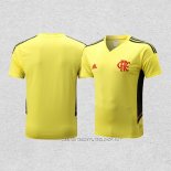 Camiseta de Entrenamiento Flamengo 22-23 Amarillo