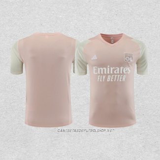 Camiseta de Entrenamiento Lyon 23-24 Rosa