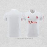 Camiseta de Entrenamiento Manchester United 23-24 Blanco