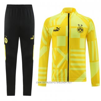 Chandal de Chaqueta del Borussia Dortmund 22-23 Amarillo