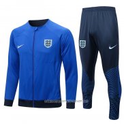 Chandal de Chaqueta del Inglaterra 22-23 Azul