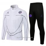 Chandal de Chaqueta del Paris Saint-Germain Jordan 21-22 Blanco