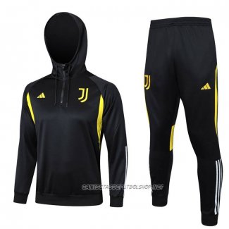 Chandal de Sudadera del Juventus 23-24 Nino Negro