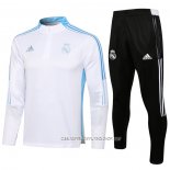 Chandal de Sudadera del Real Madrid 21-22 Blanco