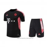 Chandal del Bayern Munich 22-23 Manga Corta Negro - Pantalon Corto