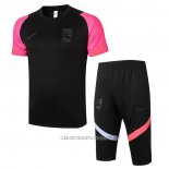 Chandal del Corea del Sur 2020-21 Manga Corta Negro