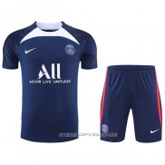 Chandal del Paris Saint-Germain 22-23 Manga Corta Azul - Pantalon Corto