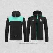 Chaqueta con Capucha del Real Madrid 21-22 Negro