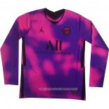 Camiseta Cuarto Paris Saint-Germain 2021 Manga Larga