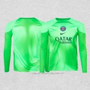 Camiseta Paris Saint-Germain Portero 22-23 Manga Larga Verde