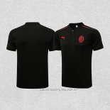 Camiseta Polo del AC Milan 21-22 Negro