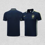 Camiseta Polo del Brasil 22-23 Azul Oscuro