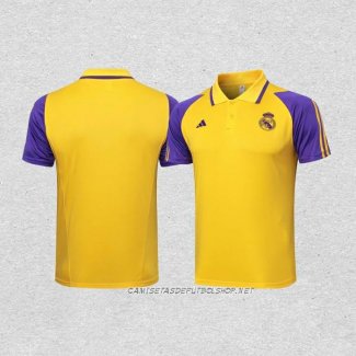 Camiseta Polo del Real Madrid 23-24 Amarillo