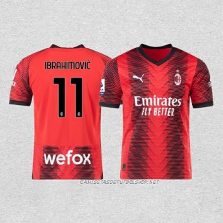 Camiseta Primera AC Milan Jugador Ibrahimovic 23-24