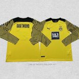 Camiseta Primera Borussia Dortmund 21-22 Manga Larga