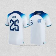 Camiseta Primera Inglaterra Jugador Saka 2022