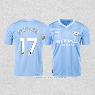 Camiseta Primera Manchester City Jugador De Bruyne 23-24