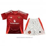 Camiseta Primera Manchester United 24-25 Nino