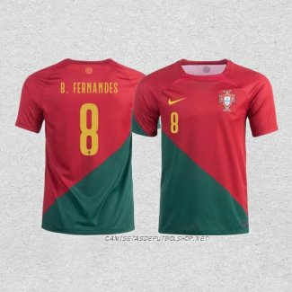 Camiseta Primera Portugal Jugador B.Fernandes 2022