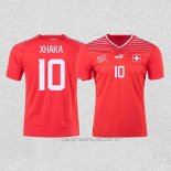 Camiseta Primera Suiza Jugador Xhaka 2022