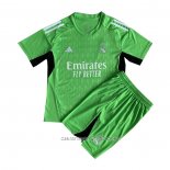 Camiseta Real Madrid Portero 23-24 Nino Verde