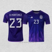 Camiseta Segunda Argentina Jugador D.Martinez 2022