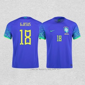 Camiseta Segunda Brasil Jugador G.Jesus 2022