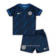 Camiseta Segunda Chelsea 23-24 Nino