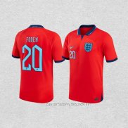 Camiseta Segunda Inglaterra Jugador Foden 2022